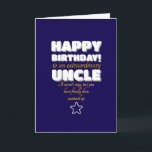 Happy birthday wish to a favourite uncle card<br><div class="desc">uncle greeting cards,  uncle,   birthday greetings,  funny uncle birthday cards</div>