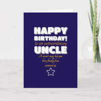 Happy birthday wish to a favourite uncle