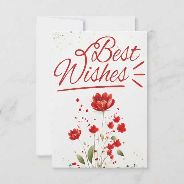 Happy Birthday Wishes Card (Front)