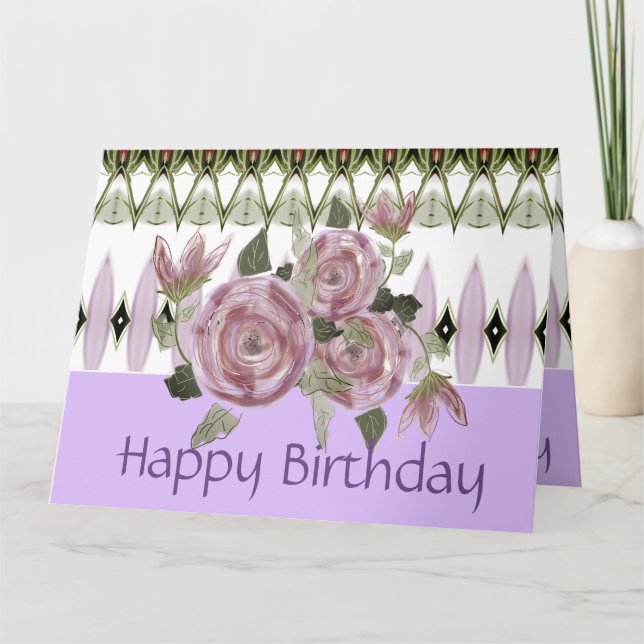 Happy Birthday Wishes Card (Front)