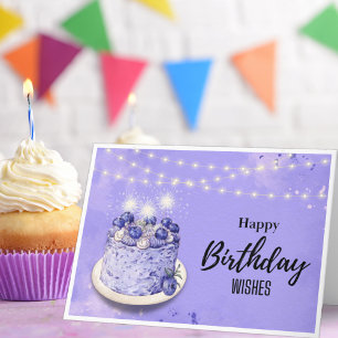 Happy Birthday Wishes Greeting Card
