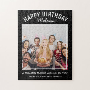 Happy Birthday Wishes Photo Jigsaw Puzzle