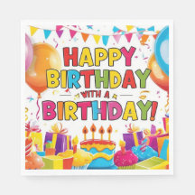 Happy Birthday with a Birthday