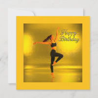 HAPPY BIRTHDAY WITH A DANCING GIRL