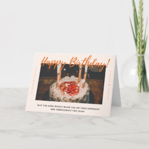 Happy Birthday! With Christian Message Card