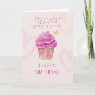 Happy Birthday With Red Poppies Birthday Card