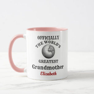 Happy Birthday World's Best Grandmother Add Name Mug