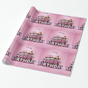 Happy Birthday Wrapping Paper
