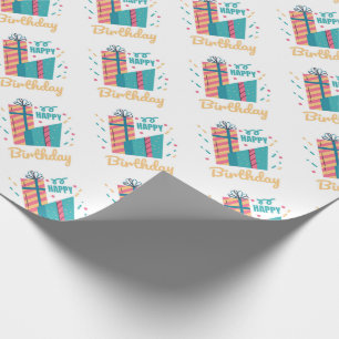 Happy Birthday Wrapping Paper