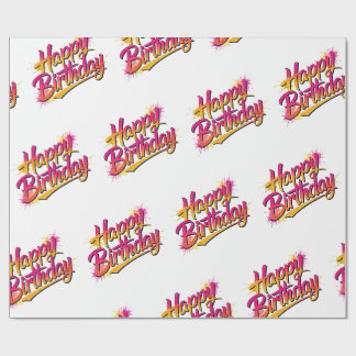 Happy Birthday Wrapping Paper