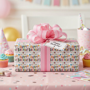 Happy Birthday Wrapping Paper