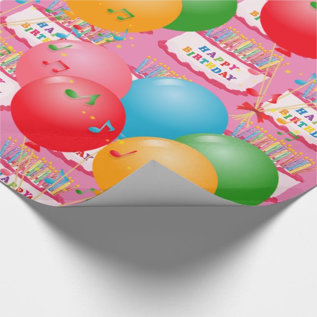 Happy Birthday! Wrapping Paper (Corner)