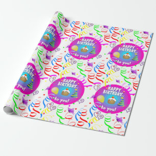 Happy Birthday Wrapping Paper