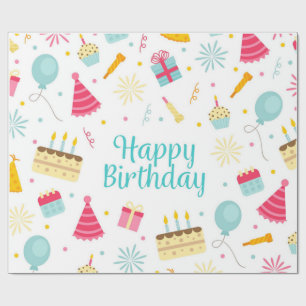 Happy Birthday Wrapping Paper