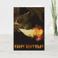 Happy Birthday Wyvern Dragon Lover Fire