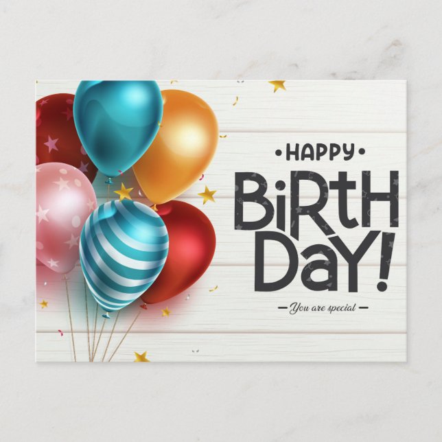Happy Birthday!   You are special! Postcard (Front)