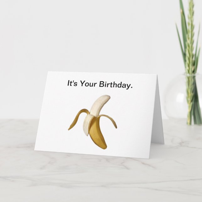 Happy Birthday, You Have Evolved. Card (Front)