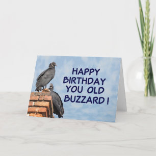 Happy Birthday You Old Buzzard Birthday Card