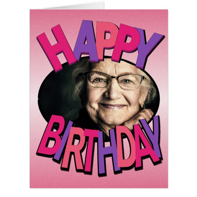 Happy Birthday Your Photo Greeting (Front)