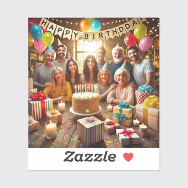 Happy birthdays stickers2024/2025 (Sheet)