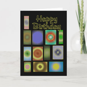 Happy Birthdsy Patchwork Circles Card