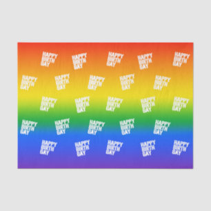 Happy Birthgay Tissue Paper