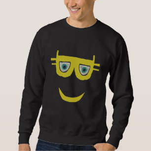 Happy Bitcoin Symbol Smile Sweatshirt