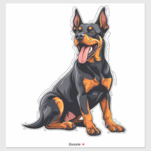 Happy Black and Tan Dog