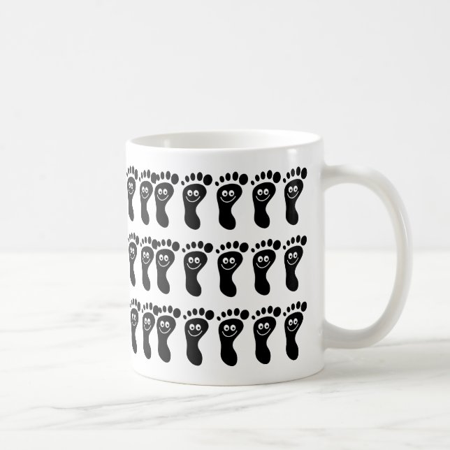 Happy Black Feet, Coffee Mug (Right)