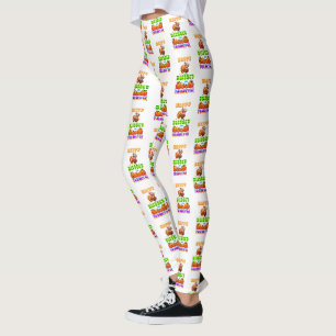 Happy Blessed And Thankful Leggings