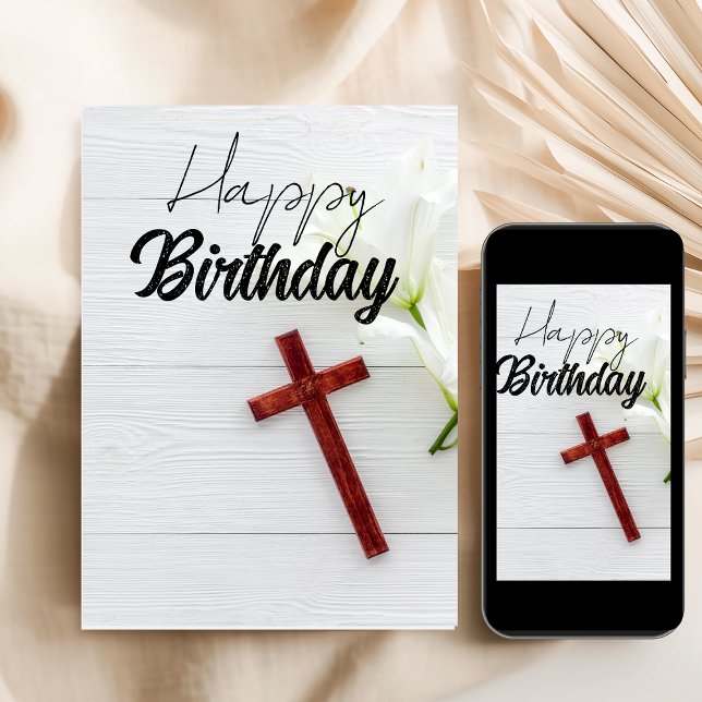 Happy Blessed KJV Bible Verse Birthday Card  (Creator Uploaded)
