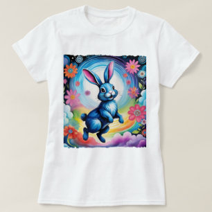 Happy Blue Bunny Dream T-Shirt
