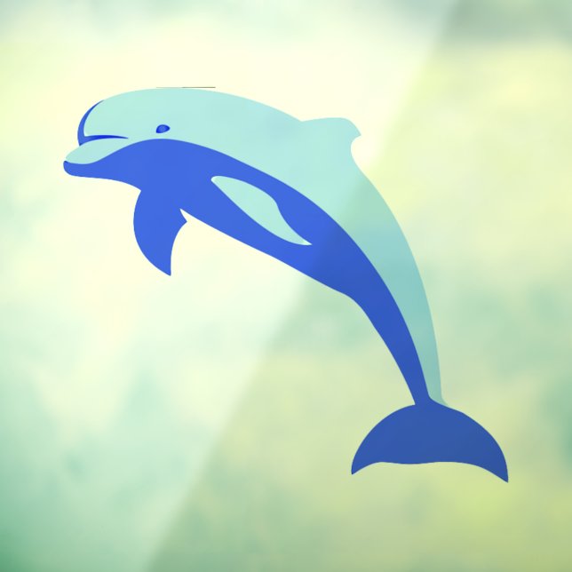 Happy Blue Dolphin, Cute Tropical Ocean Cartoon (Sheet 3)