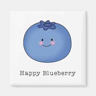 Happy Blueberry Magnet
