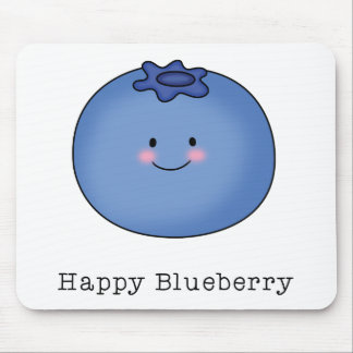 Happy Blueberry Mouse Pad
