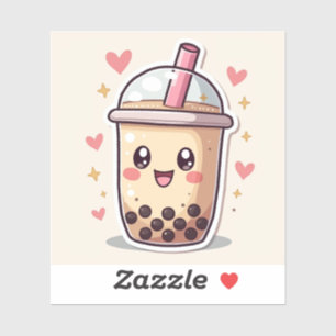 Happy Boba Drink – Pastel Kawaii Milk Tea