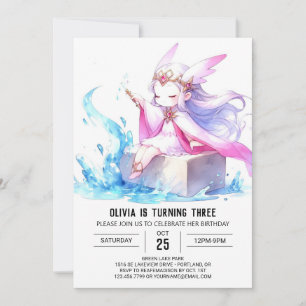 Happy Boho Wizard Birthday Invitation