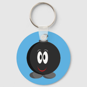 Happy Bomb Key Ring