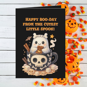 Happy Boo Day Cute Ghost photo Halloween cards