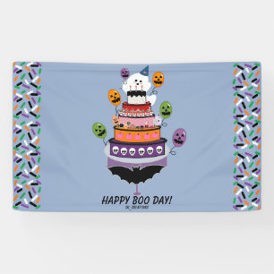 Happy Boo Day Ghost Celebration Banner
