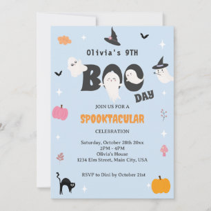 Happy Boo Day   Spooky BOO Day Celebration Invitation