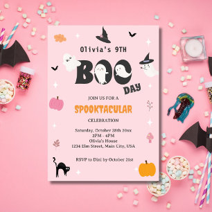 Happy Boo Day   Spooky BOO Day Celebration Invitation