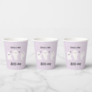 Happy Boo Day   Spooky BOO Day Celebration Paper Cups