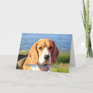 Happy Boss's Day Beagle Card