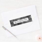 Happy Boss's Day (bokeh) Oval Sticker (Envelope)
