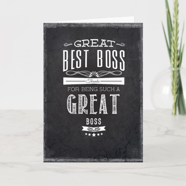 Happy Boss's Day Card (Front)