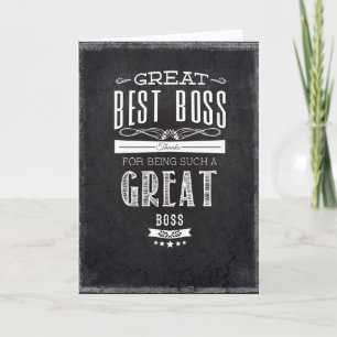 Happy Boss's Day Card