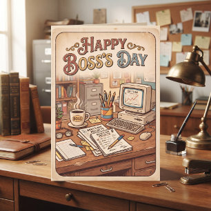 Happy Boss's Day! Workplace Humour  Card