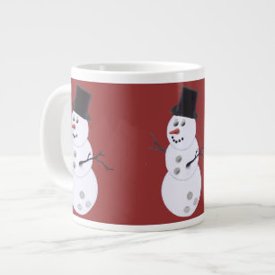 Happy Bowlidays Snowman Large Coffee Mug