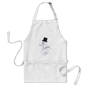 Happy Bowlidays Snowman Standard Apron